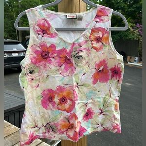 “Jamaica Beach” Floral Tank Top